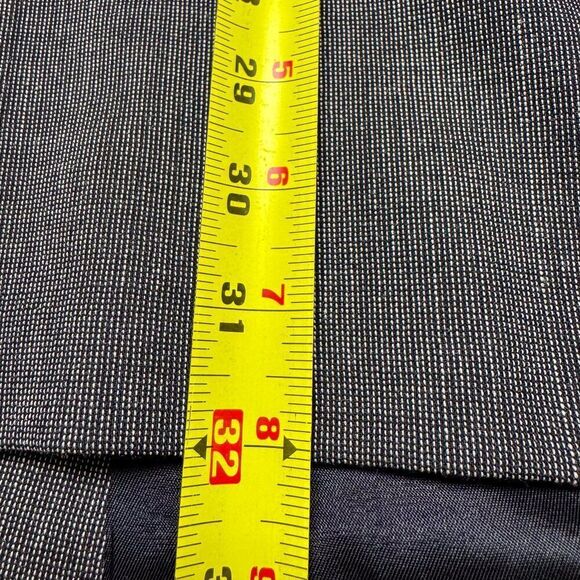 Vintage Pierre Balmain Blazer 44L Gray Suit Jacket Business Casual Modern Office - Picture 13 of 16